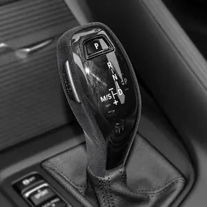 אלקנטרה רכב gear shift knob כיסוי הילוך ידית כיסוי עבור BMW X1 X2 2021 gear shift knob כיסוי trim פנים קישוט