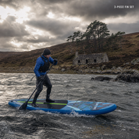 JADE pour Planche de SUP Tout-Terrain Facile à Transporter, Ensemble Complet avec Sac à Dos, Capacité de Charge de 400 kg pour Activités Nautiques en Plein Air, Vacances en Famille
