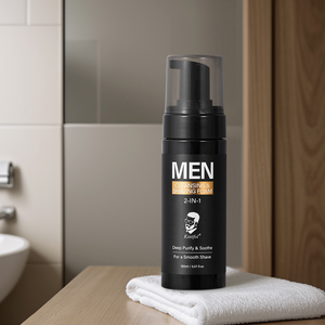 Kostfol <span class=keywords><strong>Precio</strong></span> al por mayor Amino Acid Mens Limpiador <span class=keywords><strong>facial</strong></span> Mousse Hidratante Piel Afeitado <span class=keywords><strong>Limpieza</strong></span> Face Wash Mousse - Product Image 1