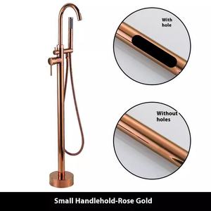 <span class=keywords><strong>Robinet</strong></span> de <span class=keywords><strong>baignoire</strong></span> à grand débit en gros d'usine, or rose, cuivre doux, <span class=keywords><strong>colonne</strong></span> brossée, vertical latéral pour <span class=keywords><strong>baignoire</strong></span>, chaud et froid - Product Image 6