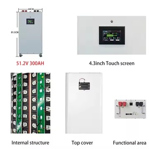 Kit de boîtier vertical pour batterie 16S 48V 300Ah, boîtier métallique 48V DIY pour batteries LiFePO4 280Ah 320Ah 330Ah avec BMS JK PB2A16S20P - Product Image 3
