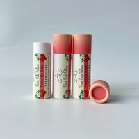 Baume à lèvres cylindrique biodégradable de haute qualité Tubes en carton en papier kraft Push up Tube en papier bâton de parfum avec étiquette personnelle