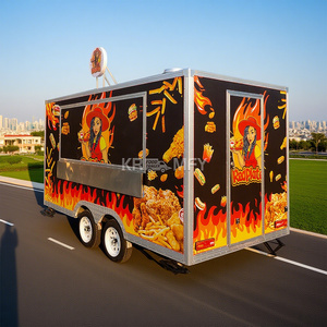 2025 Customized Kiosk <b>Mobile</b> Fully Equipped Trailer Fast Food Trucks With Full <b>Kitchen</b> For Sale In Usa - Product Image 4
