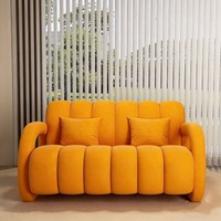 Fauteuil de détente Chesterfield en tissu microfibre pour chambre à coucher, salon, balcon