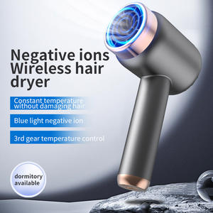 Secador de Pelo Iónico Inalámbrico de Plástico, Portátil, para el Hogar, Dormitorio Estudiantil, Barbería, Cuidado del Cabello, Aire Frío y Caliente - Product Image 3