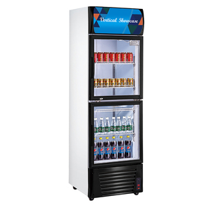 Réfrigérateur-congélateur commercial vitré 1 porte, capacité 280L, vitrine de présentation, modèle 2026, en promotion - Product Image 2