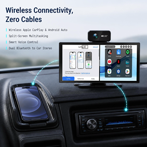 10,25 Zoll Kabelloses CarPlay & Android Auto Tragbares Auto-Display Rückfahrkamera <span class=keywords><strong>MP3</strong></span>/MP4-Player SD-Karte - Product Image 5