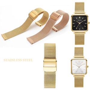 Besseron nhà máy đồng hồ milanaise tùy chỉnh 18mm 20mm thép không gỉ Dây đeo đồng hồ thoáng khí có thể tháo rời lưới ban nhạc Vòng đeo tay dây đeo - Product Image 6