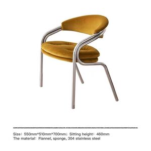 Silla de Comedor Kassel Tapizada en Cuero, Diseño Moderno y Minimalista para Comedor y Hogar - Product Image 5