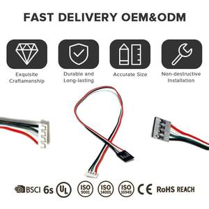 Fiação Personalizada Dupont Quadlock Zh Nmea 2000 para Sinal, Classificação PBT IP65 para Controle de Motores Industriais e Sistemas de Automação PLC - Product Image 4