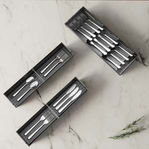 Organizador de Cajones de Cocina de Alta Calidad Goldmine, Organizador de Cubiertos Extensible de Aleación de Aluminio, Bandeja para Utensilios - Product Image 5