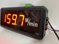 Contador Digital LED de Alta Resolución, Lectura Clara, Contraste Nítido, Ingeniería de Precisión, Plástico, Uso en Autobuses, Alimentación por Batería/USB
