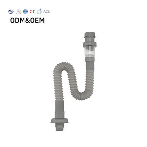 Desagüe Flexible Retráctil Universal de Plástico para Lavabo, Tubería en S para Baño, Fontanería - Product Image 1