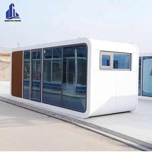 Casa Cápsula de Acero Apple Cabin, la Más Vendida, de 20 y 40 pies, Alojamiento Multiusos para Resorts, Salas de Estar y Uso <span class=keywords><strong>en</strong></span> Parques - Product Image 6