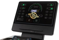 Tapis roulant commercial ASM-1001 avec capteur de fréquence cardiaque, écran tactile et TV, équipement de fitness Hengqing, équipement aérobie, tapis roulant