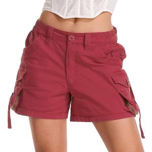 Pantaloncini Cargo da Escursionismo per Donne con Tasche Multiple <span class=keywords><strong>Bermuda</strong></span> Estivi Casual - Product Image 1