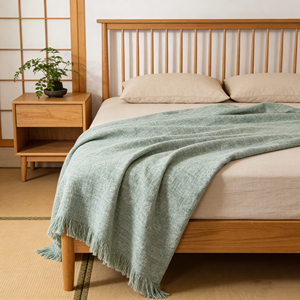 Manta Premium Barcelona <span class=keywords><strong>Hebra</strong></span> Texturizada, Manta de Moda para Llevar, 125x150cm, Tejido Suave y Acogedor para una Decoración Elegante del Hogar - Product Image 3