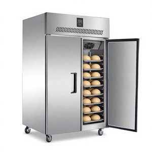 Réfrigérateur commercial professionnel à double porte -5°C, en acier inoxydable, équipement de cuisine pour restaurants et hôtels - Product Image 4