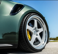 Jantes de voiture forgées en 2 parties GPW 17-22" 6061-T6, jantes profondes personnalisées 5x114.3 pour Mustang, Corvette, Porsche, Camaro GT-R