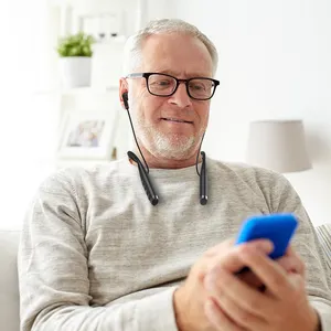 Auriculares con TWS para la oreja, audífonos cómodos con audiómetro alto y pequeño, de seguridad, sin cables, para teléfono