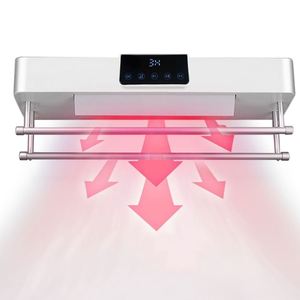 Sèche-serviettes électrique intelligent à air chaud au design unique pour salle de bain, avec fonction de séchage et de suspension - Product Image 2