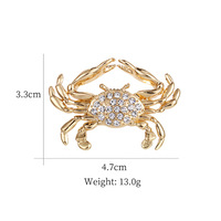Nouvelle Arrivée Broche Épingle de Sûreté en Alliage Plaqué Or avec Strass et Diamants Sertis, Douze Signes du Zodiaque