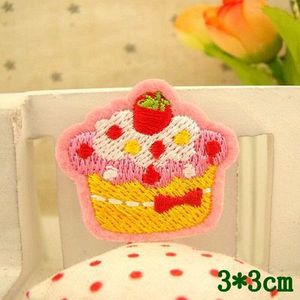 Patchs brodés thermocollants en feutre, motifs donuts, bonbons, glaces, gâteaux, mignons, avec support adhésif pour vêtements et cadeaux - Product Image 3
