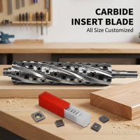 Tête de coupe spirale DH en carbure de tungstène sur mesure 15*15*2.5*30/37/R150 pour le bois – Vente directe usine