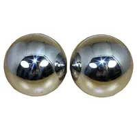 धातु स्टेनलेस स्टील खोखले गेंदों पॉलिश स्टेनलेस स्टील धातु गेंद सजावट दर्पण अनुकूलित आकार स्टेनलेस स्टील की गेंद
