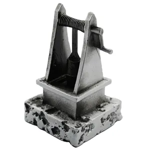 Desain baru mesin sumur bor 3D permainan catur potongan logam untuk minyak bumi hadiah promosi suvenir industri