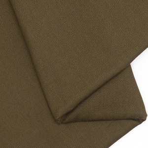Tela de sarga de algodón lavado grueso 7S, tejido tipo drill, color caqui, materia prima para ropa de trabajo - Product Image 2
