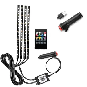 Mong muốn cửa hàng trực tuyến New Phụ Kiện Xe Hơi 12V xe đèn LED 72 LED Strip ánh sáng cho xe ô tô với app từ xa