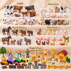 Mini Lámpara 3D de Resina con Figuras de Vaca, Toro y Ternero Escoceses, Modelo Realista de Animales de Granja, Juguete Educativo para Niños, Regalo, Venta al por Mayor - Product Image 4