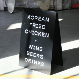 Custom Double Sided A-Frame Sign <b>Board</b> Floor Standing Steel Powder Coated Durable Outdoor Advertising Display - Product Image 5