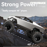 Modèle de camionnette télécommandée en alliage à l'échelle 1/8, véhicule tout-terrain RC pour enfant, jouet télécommandé