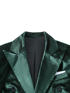 Nouveau Costume Homme en Velours de <span class=keywords><strong>Haute</strong></span> Qualité, Blazer et <span class=keywords><strong>Pantalon</strong></span>, Double Boutonnage, Revers Pointus, pour Bal de Promo, Occasions Formelles, Affaires, <span class=keywords><strong>Smoking</strong></span>, Ensemble 2 Pièces - Product Image 4