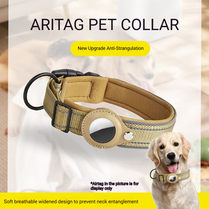 Collar <span class=keywords><strong>de</strong></span> Nailon Colorido para <span class=keywords><strong>Perros</strong></span> y Gatos con Airtag, Venta al Por Mayor |   Rastreador GPS con Tira Reflectante, Seguro y Antipérdida para <span class=keywords><strong>Perros</strong></span> Medianos a Grandes - Product Image 2
