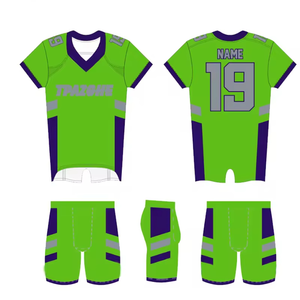 Uniformes de fútbol americano al por mayor para conjuntos de equipos camiseta de fútbol americano personalizada con logotipo bordado cosido - Product Image 4