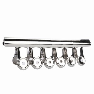 Clip de reliure de documents à longue queue en acier inoxydable de 63 mm, clip de reçu métallique à tête ronde <span class=keywords><strong>pour</strong></span> papeterie de bureau - Product Image 6