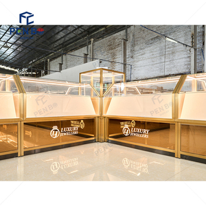 Vetrine per Gioielli di Guangzhou, Vetrina Espositiva alla Moda in MDF per Duty Free Shop con Cassetti - Product Image 3