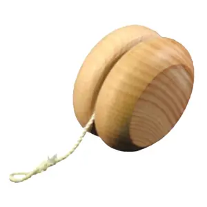 <span class=keywords><strong>Yoyo</strong></span> de madera natural sin terminar para niños, juguete de actividades artesanales, recuerdo de fiesta - Product Image 1