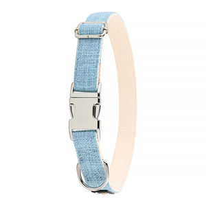 <span class=keywords><strong>Collar</strong></span> de perro de cáñamo clásico reciclado respetuoso con el medio ambiente con Clip de Metal de aleación de Zinc con logotipo personalizado - Product Image 2