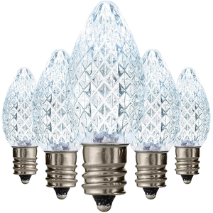 Bombillas LED C9 Opticore Blancas Frías Transparentes para Decoración Navideña de Exterior IP68 - Product Image 5