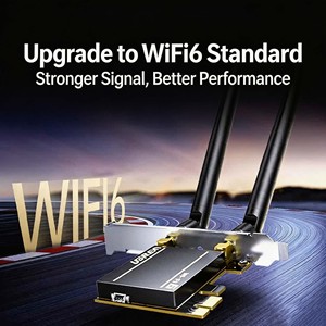 UGREEN AX1800 PCI‑E WiFi 6 บลูทูธ 5.4 การ์ดเครือข่ายไร้สายดูอัลแบนด์ 2.4G 5G พร้อมเสาอากาศภายนอกแบบถอดได้ CM960 - Product Image 4