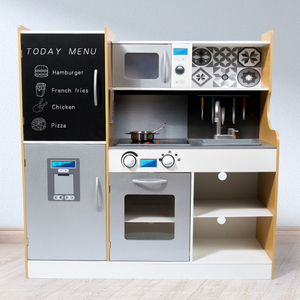 <span class=keywords><strong>Cucina</strong></span> Giocattolo <span class=keywords><strong>Montessori</strong></span> 2024 a Tre Ante con Effetti Sonori e Luminosi, Puzzle Educativo per <span class=keywords><strong>Bambini</strong></span>, Gioco di Ruolo Intelligente - Product Image 3