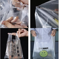 Machine automatique de fabrication de sac shopping en nylon pour fruits en plastique polyéthylène utilisé prix de la machine de fabrication de sac de transport T-shirt biodégradable en PE