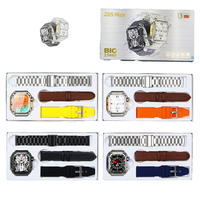 Montre intelligente Z85Max pour hommes et femmes, écran Ultra HD 2.01, étanche IP68, application RD Fit, batterie 460 mAh, charge sans fil, bracelet en métal, appels