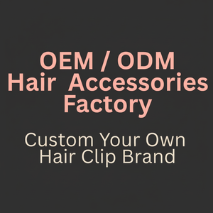 Fabricant de pinces à cheveux personnalisées en acétate acrylique OEM ODM Vente en gros - Product Image 1
