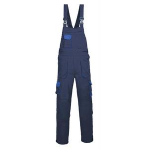 PORTWEST - TX12NARXL Texo Contraste azul marino babero y abrazadera-EAN 5036108169498 MONO DE TRABAJO - Product Image 1