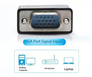 Nouvel arrivage : Câble adaptateur convertisseur <span class=keywords><strong>VGA</strong></span> vers S-Video AV RCA blindé en PVC pour ordinateur de bureau - Product Image 6